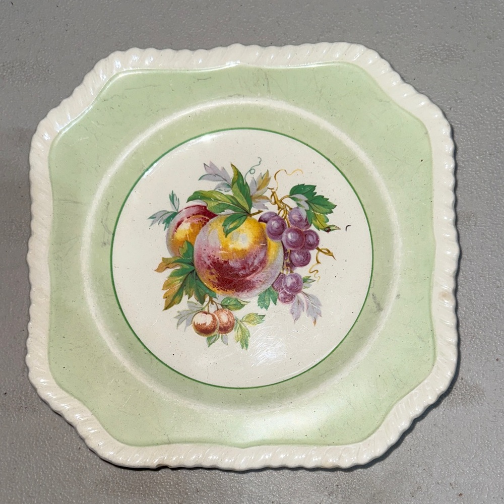 Vintage and Rare Johnson Bros. Old English Square Fruit Plate